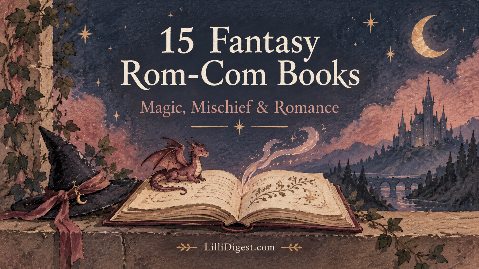 15 Fantasy Rom-Com Books Full of Magic, Mischief & Romance