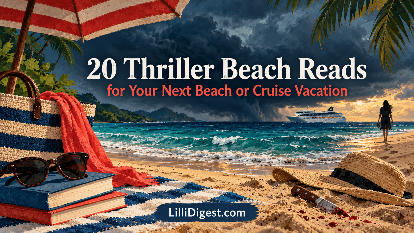 20 Thriller Beach Reads for Your Next Beach or Cruise Vacation