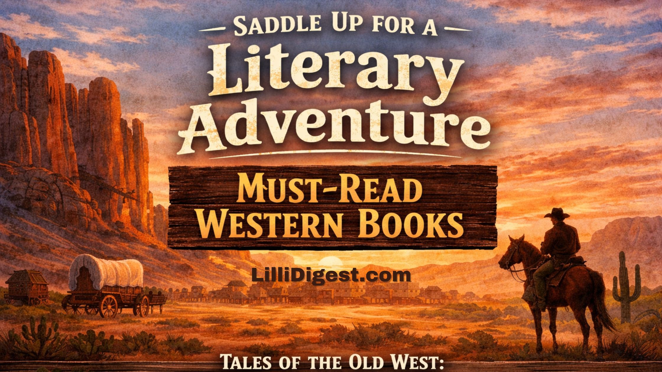 Saddle Up for a Literary Adventure: Must-Read Western Books That Blend Family Drama, Mystery, Romance, & More