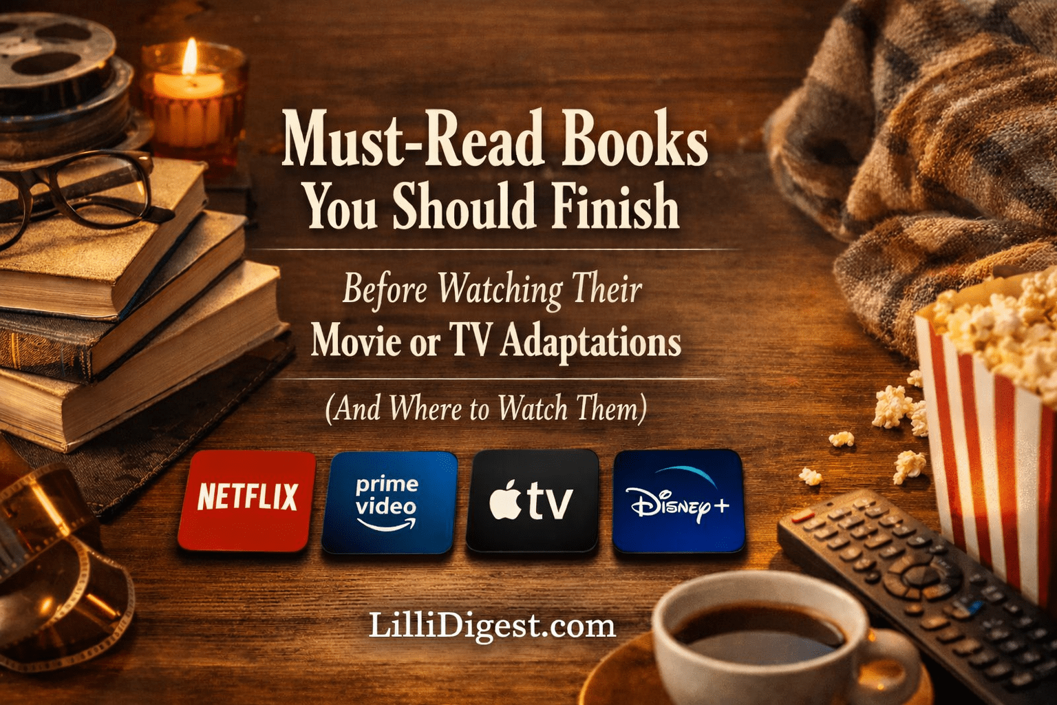 Must-Read Books You Should Finish Before Watching Their Movie or TV Adaptations (And Where to Watch Them)