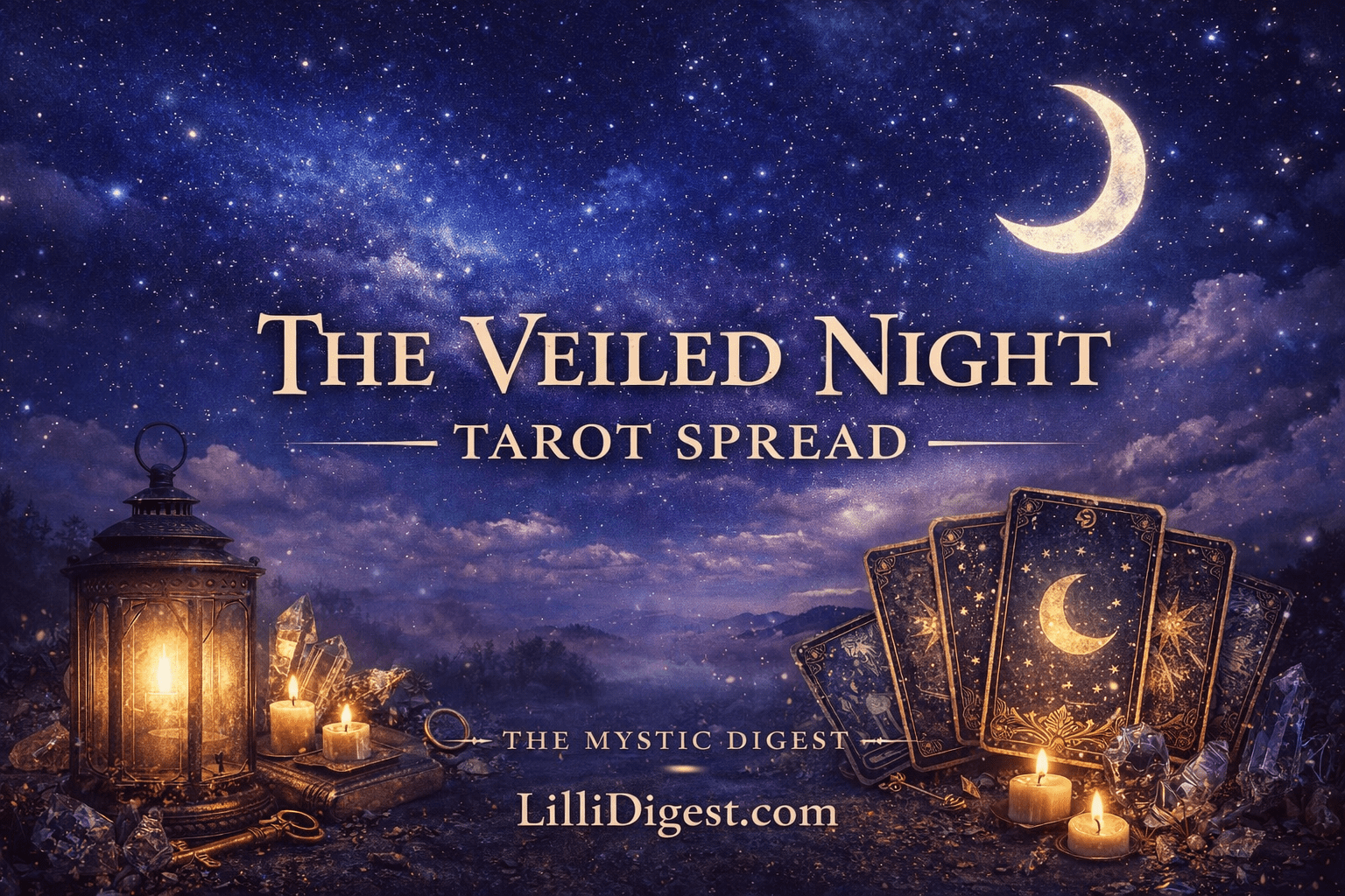 The Veiled Night Tarot Spread: A Grounded Way to Sit With What You Don’t Remember