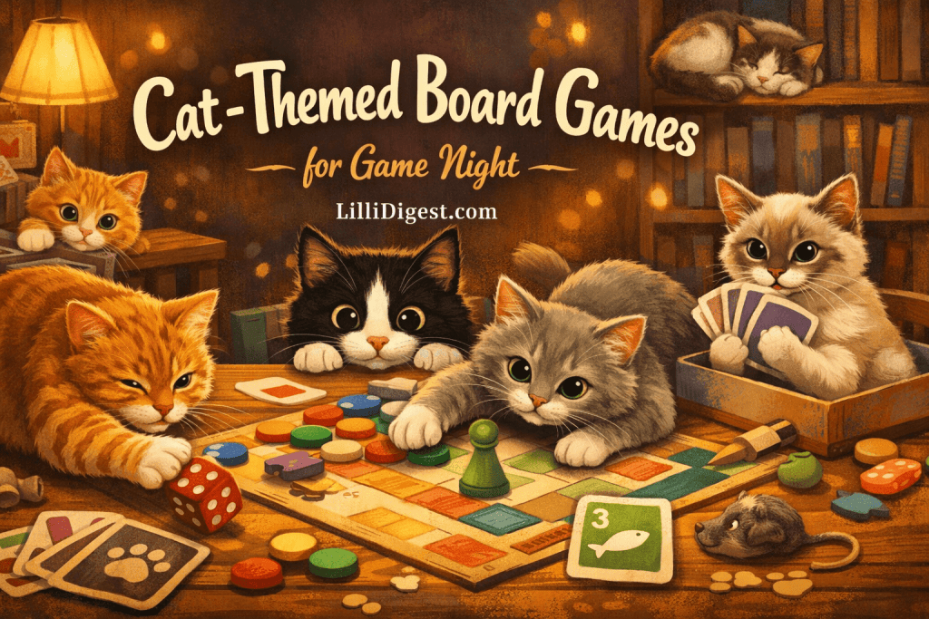 Cat-Themed Board Games for Cat Lovers and Game Night | Lilli Digest