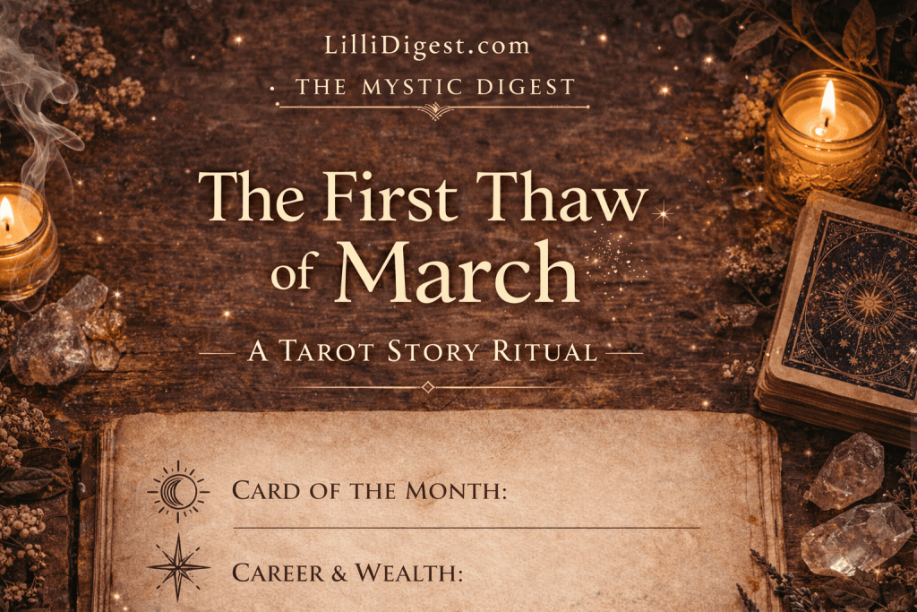 March Rituals The First Thaw of March: A Tarot Story Ritual | Lilli Digest