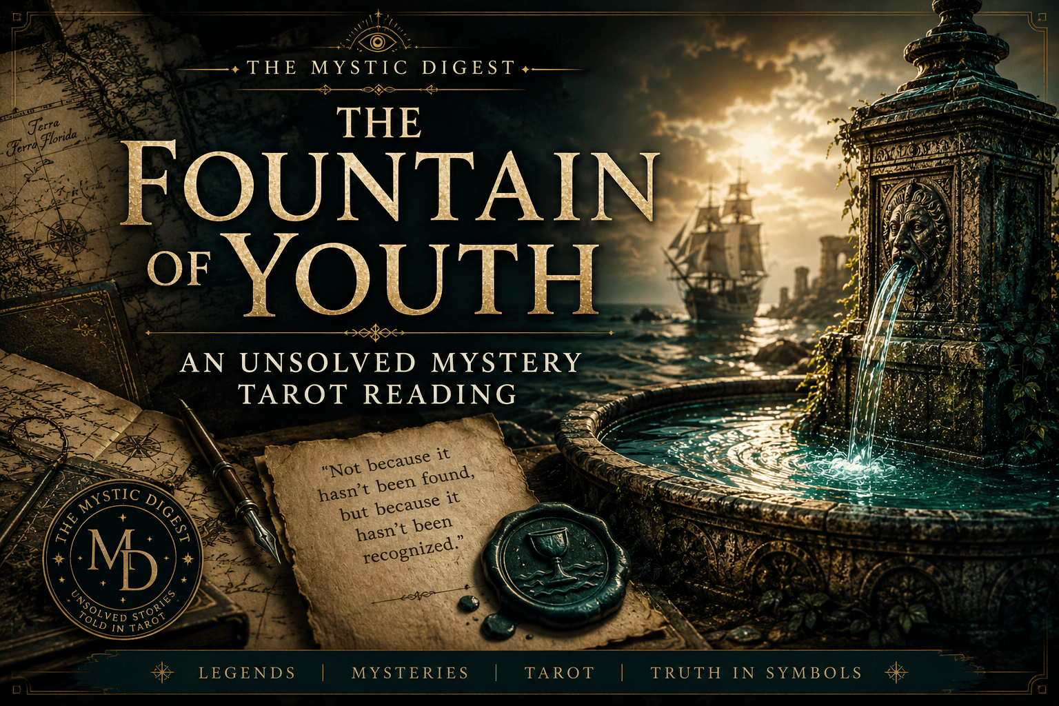 The Fountain of Youth: An Unsolved Mystery Tarot Reading